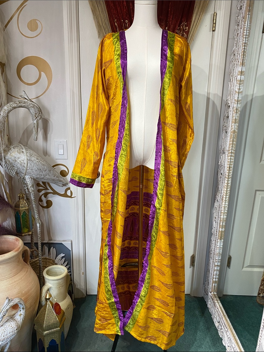 Upcycled Kimono Robe - Picture 7 of 17